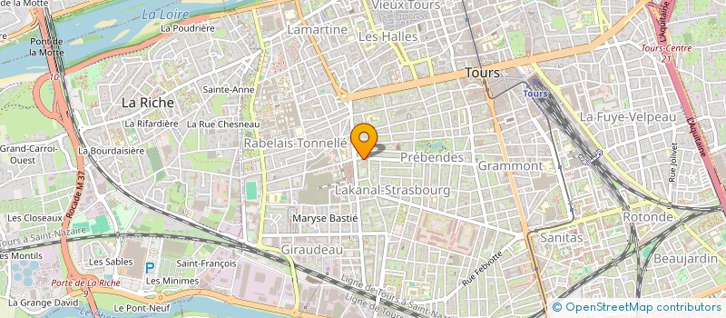 localisation de l'entreprise MONSIEUR NICOLAS MAUREL  TOURS