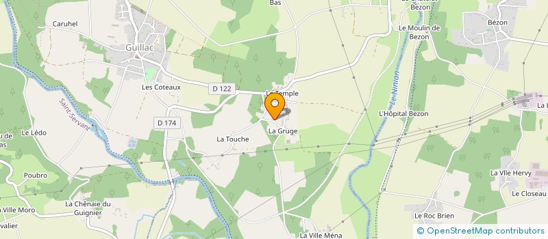 localisation de l'entreprise MONSIEUR NICOLAS MAURY  GUILLAC