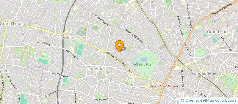 localisation de l'entreprise MONSIEUR NICOLAS MAUVAIS  BORDEAUX