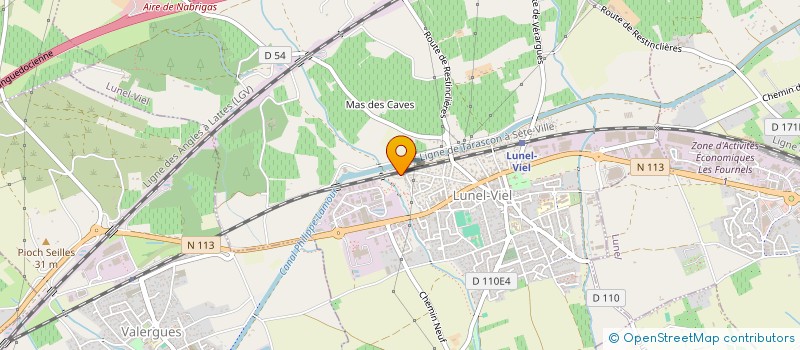 localisation de l'entreprise MONSIEUR NICOLAS MAYE  LUNEL-VIEL