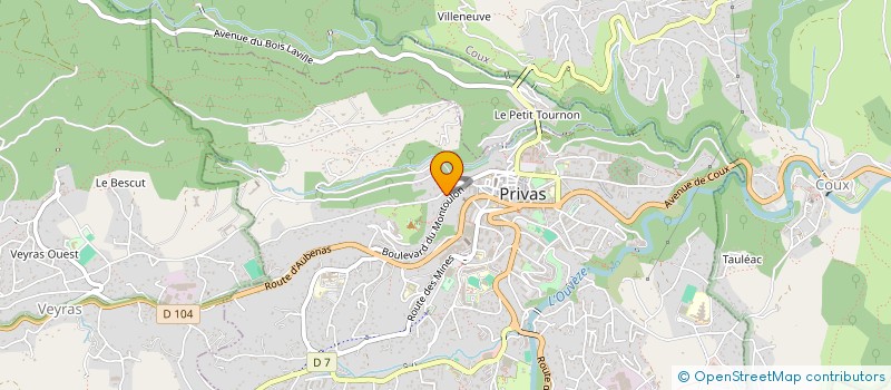 localisation de l'entreprise MONSIEUR NICOLAS MAYERAS à PRIVAS