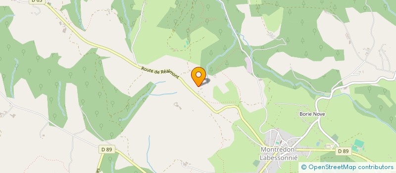 localisation de l'entreprise MONSIEUR NICOLAS MAZARS  MONTREDON-LABESSONNIE