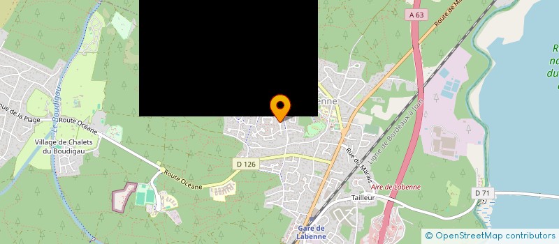 localisation de l'entreprise MONSIEUR NICOLAS MAZEAU  LABENNE