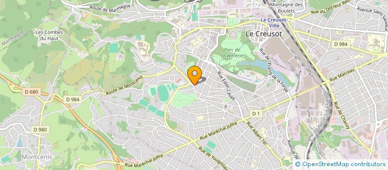 localisation de l'entreprise MONSIEUR NICOLAS MAZEAU à LE CREUSOT