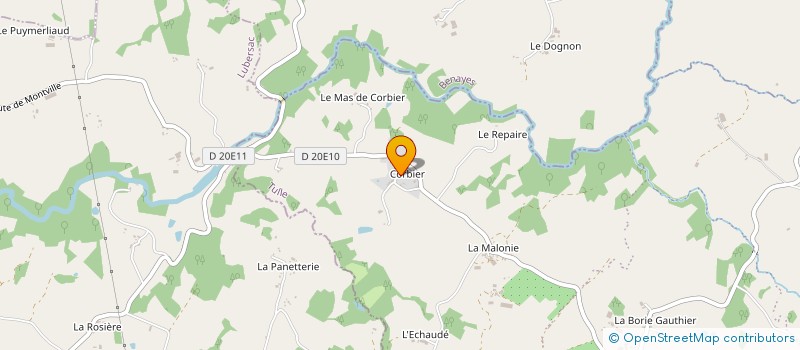 localisation de l'entreprise MONSIEUR NICOLAS MAZEAUD  SAINT-PARDOUX-CORBIER