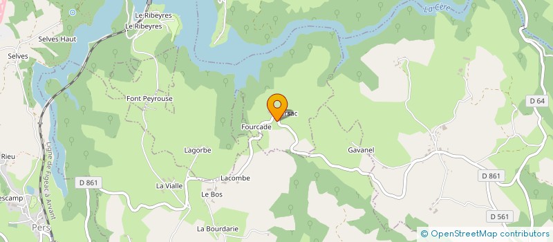 localisation de l'entreprise MONSIEUR NICOLAS MAZZONI à LA SEGALASSIERE