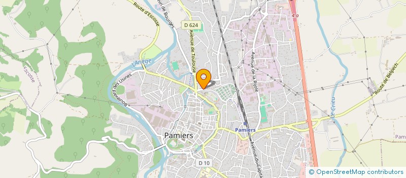 localisation de l'entreprise MONSIEUR NICOLAS MBIYAVANGA à PAMIERS