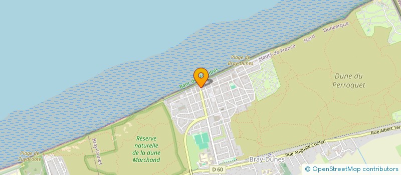 localisation de l'entreprise MONSIEUR NICOLAS MEDVED  BRAY-DUNES