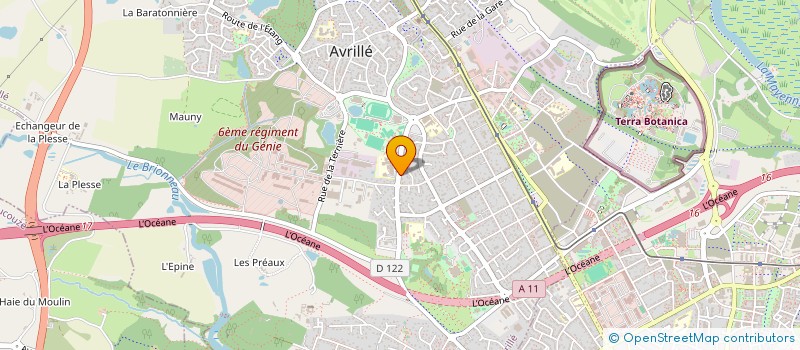 localisation de l'entreprise MONSIEUR NICOLAS MEIGNAN  AVRILLE