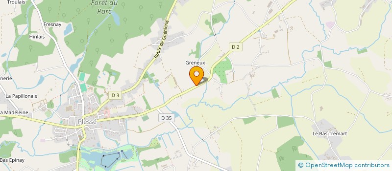 localisation de l'entreprise MONSIEUR NICOLAS MEIGNEN  PLESSE