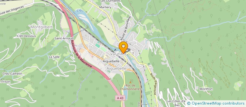 localisation de l'entreprise MONSIEUR NICOLAS MEILHAC  VAL-D'ARC