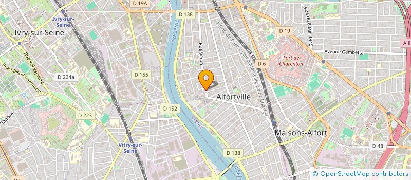 localisation de l'entreprise MONSIEUR NICOLAS MEILLER  ALFORTVILLE