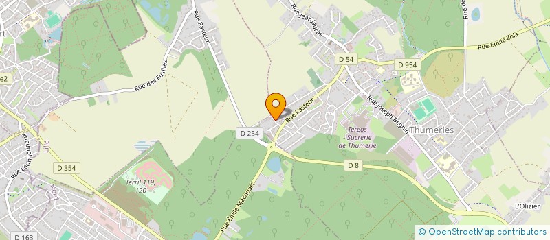 localisation de l'entreprise MONSIEUR NICOLAS MEKIL  THUMERIES