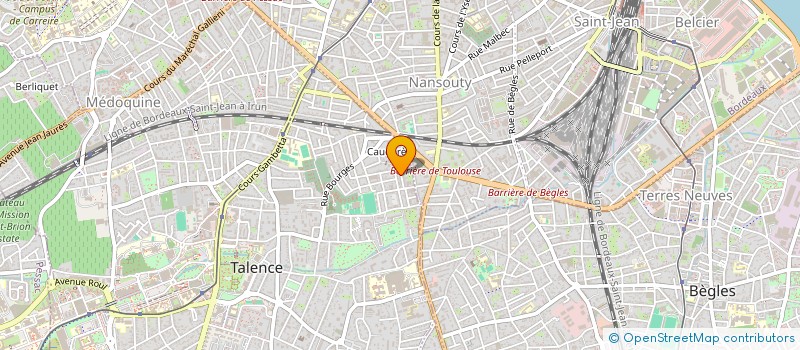 localisation de l'entreprise MONSIEUR NICOLAS MELCHIOR  TALENCE