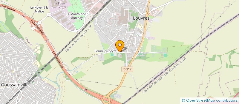 localisation de l'entreprise MONSIEUR NICOLAS MELIDOR FUXIS  LOUVRES