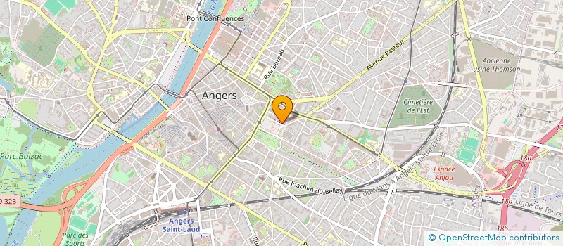 localisation de l'entreprise MONSIEUR NICOLAS MELIN à ANGERS