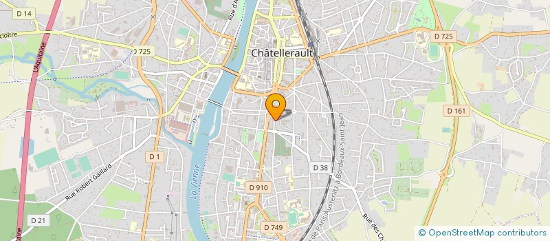 localisation de l'entreprise MONSIEUR NICOLAS MENANTEAU à CHATELLERAULT