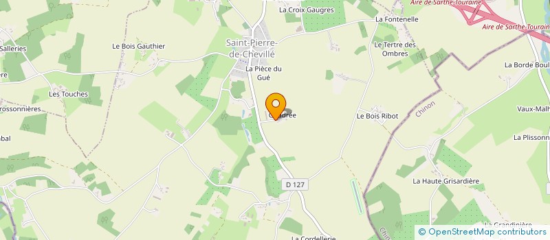localisation de l'entreprise MONSIEUR NICOLAS MENARD à SAINT PIERRE DE CHEVILLE