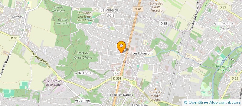 localisation de l'entreprise MONSIEUR NICOLAS MENARD à LA VILLE-DU-BOIS