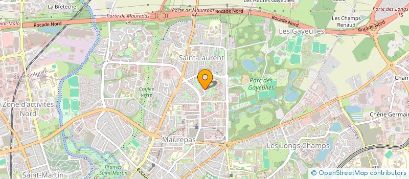 localisation de l'entreprise MONSIEUR NICOLAS MENARD à RENNES