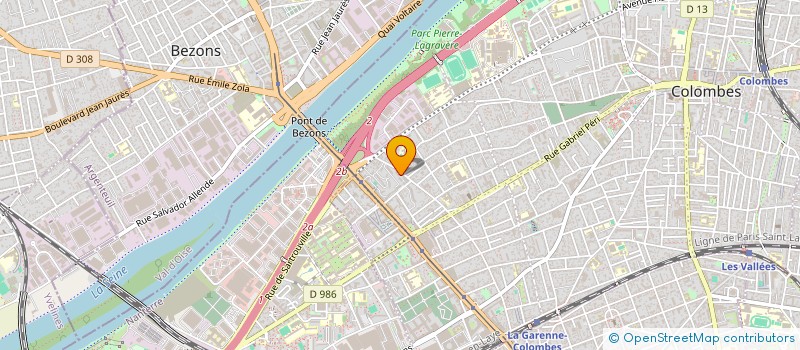 localisation de l'entreprise MONSIEUR NICOLAS MENDY  COLOMBES