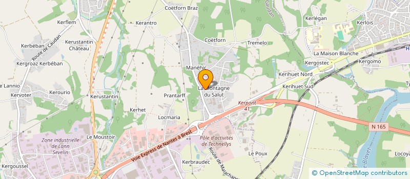 localisation de l'entreprise MONSIEUR NICOLAS MENENDEZ à CAUDAN