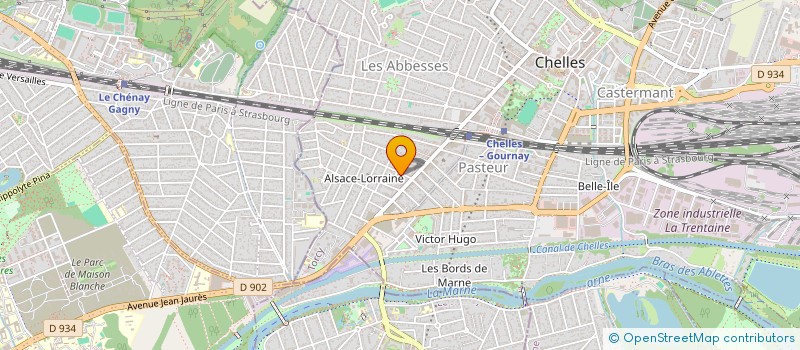 localisation de l'entreprise MONSIEUR NICOLAS MENET à CHELLES