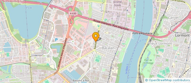 localisation de l'entreprise MONSIEUR NICOLAS MENUT  BORDEAUX