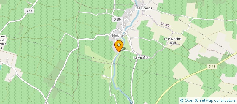 localisation de l'entreprise MONSIEUR NICOLAS MERCERON  FLEURAC