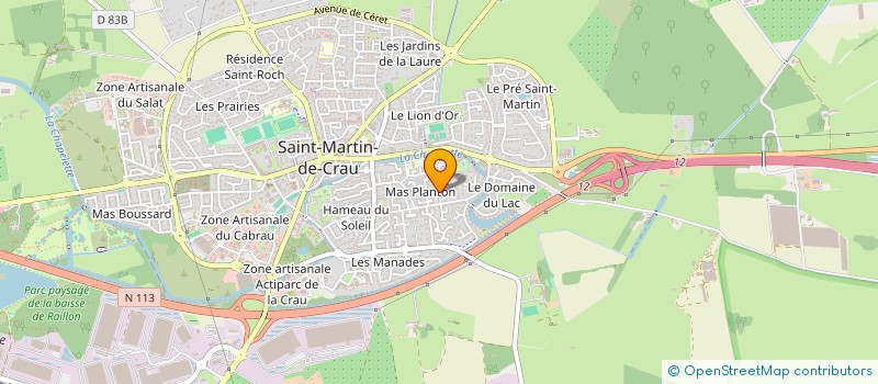 localisation de l'entreprise MONSIEUR NICOLAS MERCIER à SAINT MARTIN DE CRAU