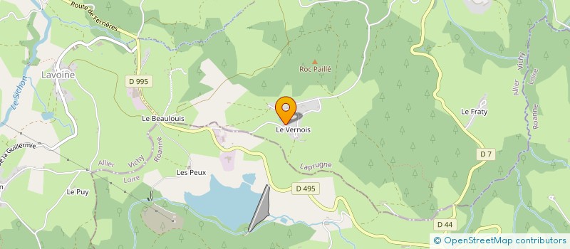 localisation de l'entreprise MONSIEUR NICOLAS MERCIER  LAPRUGNE