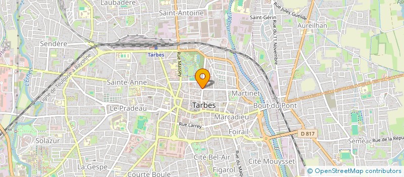 localisation de l'entreprise MONSIEUR NICOLAS MERCIER  TARBES