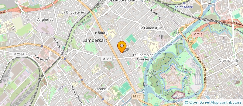 localisation de l'entreprise MONSIEUR NICOLAS MERCIER  LAMBERSART