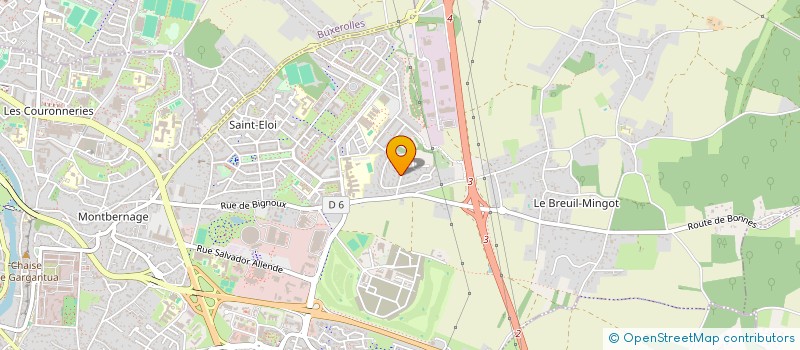 localisation de l'entreprise MONSIEUR NICOLAS MERCIER  POITIERS