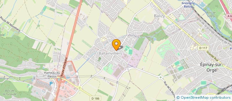 localisation de l'entreprise MONSIEUR NICOLAS MERCURIO  BALLAINVILLIERS