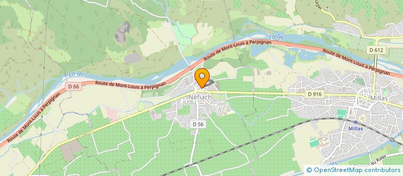 localisation de l'entreprise MONSIEUR NICOLAS MEREN  NEFIACH