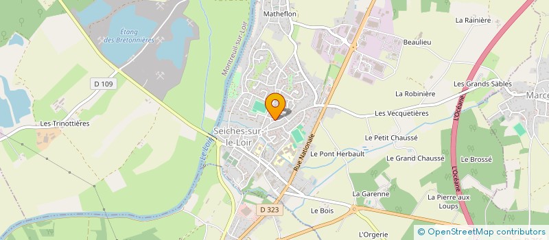 localisation de l'entreprise MONSIEUR NICOLAS MERIEUX  MARCE