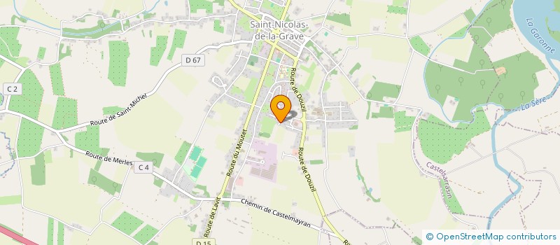 localisation de l'entreprise MONSIEUR NICOLAS MERLHE  SAINT-NICOLAS-DE-LA-GRAVE