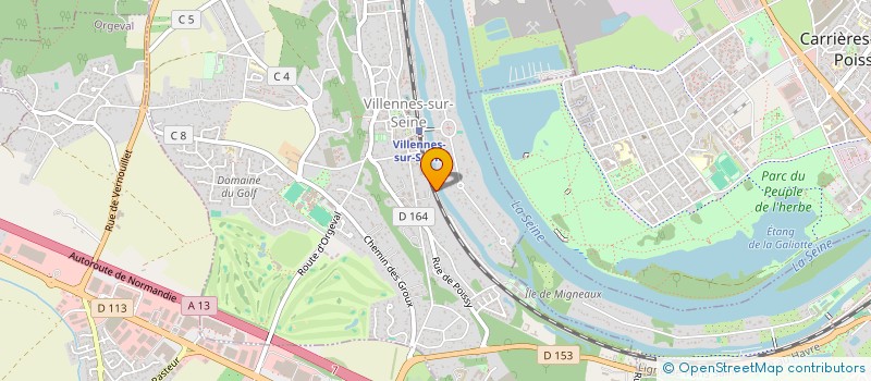 localisation de l'entreprise MONSIEUR NICOLAS MERLHIOT  VILLENNES-SUR-SEINE