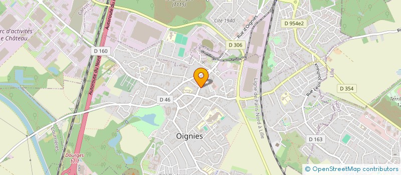 localisation de l'entreprise MONSIEUR NICOLAS MERLIN  OIGNIES