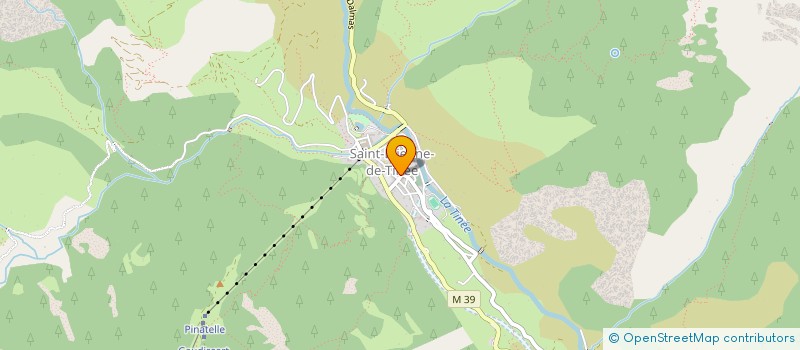 localisation de l'entreprise MONSIEUR NICOLAS MERLIN  SAINT-ETIENNE-DE-TINEE