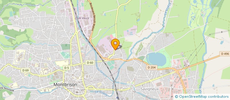 localisation de l'entreprise MONSIEUR NICOLAS MESCHI  SAVIGNEUX