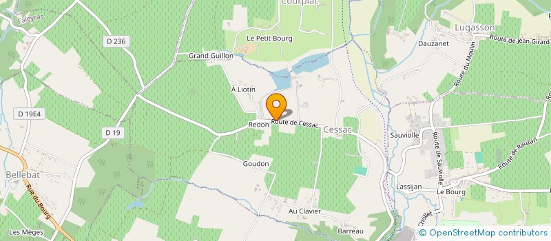 localisation de l'entreprise MONSIEUR NICOLAS METAIS  CESSAC