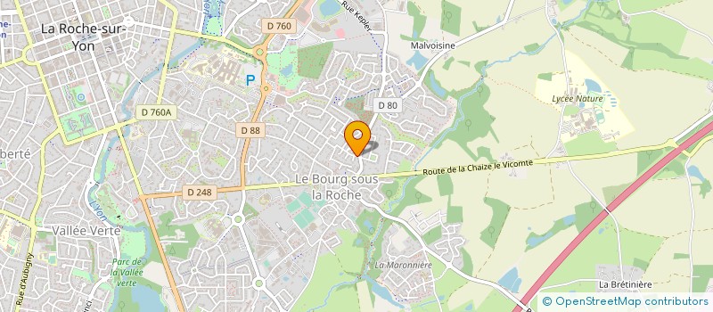 localisation de l'entreprise MONSIEUR NICOLAS METAY à LA ROCHE-SUR-YON