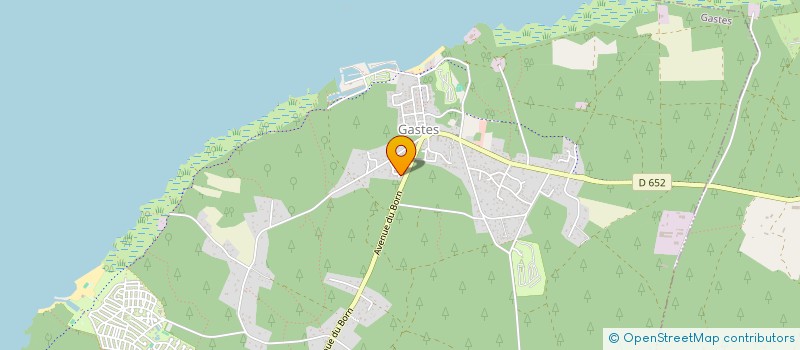 localisation de l'entreprise MONSIEUR NICOLAS METAYER  GASTES