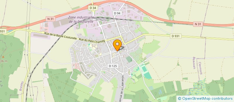 localisation de l'entreprise MONSIEUR NICOLAS METAYER  BRESLES