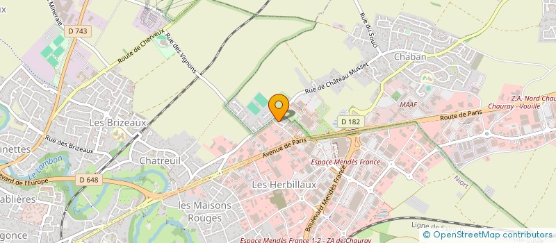 localisation de l'entreprise MONSIEUR NICOLAS METIVIER à NIORT