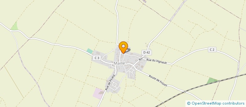 localisation de l'entreprise MONSIEUR NICOLAS METIVIER  MAILLE