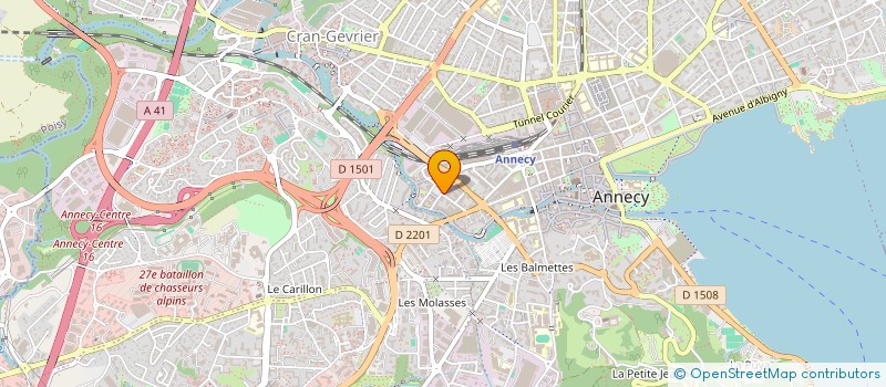 localisation de l'entreprise MONSIEUR NICOLAS METRAL  ANNECY