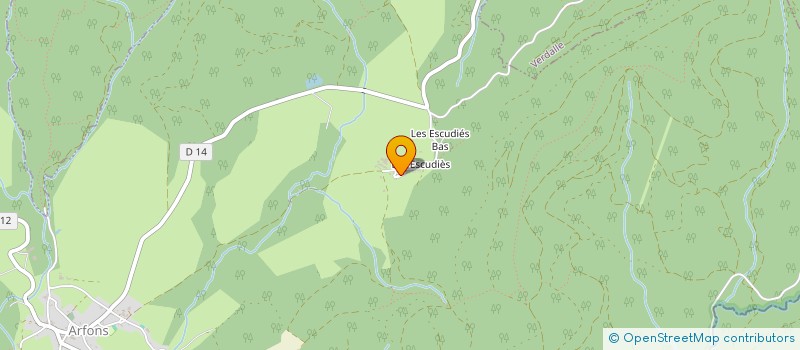 localisation de l'entreprise MONSIEUR NICOLAS METTLER  ARFONS